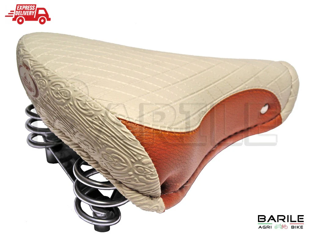 Sella MONTEGRAPPA EXPORT Bici Graziella - Bacchetta - Olanda Crema / Marrone - immagine 2